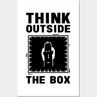 THINK OUTSIDE THE BOX Posters and Art